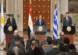ننشر نص إعلان القاهرة الصادر عن القمة المصرية القبرصية اليونانية الثلاثية