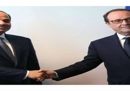 في اتصال هاتفي..هولاند يؤكد للسيسي تضامن فرنسا مع مصر فى مواجهة الإرهاب