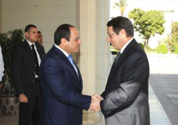 السيسي يختتم جلسة مباحثات ثنائية مع رئيس قبرص