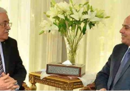 السيسي يستقبل عباس اليوم لبحت تطورات القضية الفلسطينية