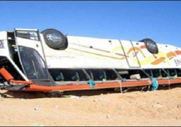 مصرع 16 واصابة 18 آخرين في حادث تصادم أتوبيس يقل طلاب في البحيرة