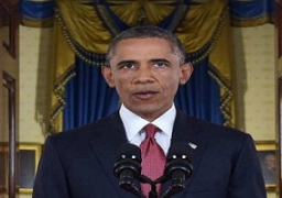 أوباما: الاحتجاج السلمى ضرورى ولكن عندما يتحول إلى عنف يأتى بنتائج عكسية