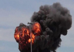 المرصد السورى: انفجار ضخم بمحيط مطار عسكرى فى إدلب