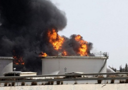 انفجار خزان نفط بميناء السدرة الليبى.. وإخلاء المنطقة