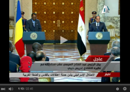 بالفيديو … السيسي في كلمة مشتركة مع ديبي: توافق الآراء لحل الأزمة في ليبيا والسودان وإفريقيا الوسطى