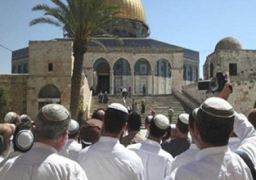 جماعات يهودية تقتحم المسجد الأقصى تحت حراسة الشرطة الإسرائيلية