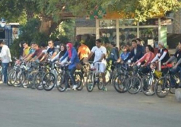 ماراثون خيرى بشوارع القاهرة للتشجيع على ركوب الدراجات