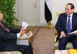 الرئيس السيسى يستقبل وزير خارجية اليمن