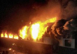 السيطرة على حريق محدود فى عربة سكة حديد خردة بورشة مهمشة بالشرابية