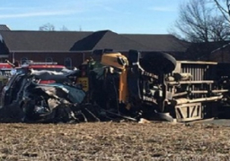 قتيلان و11 مصابا في اصطدام قطار بحافلة مدرسية في نورث داكوتا