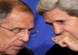 لافروف وكيرى يبحثان هاتفيًا الأزمة فى أوكرانيا وسوريا