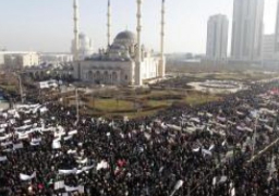 مظاهرات فى الشيشان وافغانستان احتجاجا علي رسومات “شارلى ايبدو”