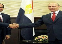 المؤتمر الصحفى للرئيسين السيسى وبوتين بقصر القبة