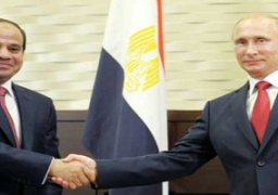 الرئيس الروسي فيلاديمير بوتين يزور مصر 9 فبراير