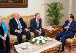 الرئيس السيسى يلتقى اليوم وفدا من أعضاء مجلس العموم البريطانى