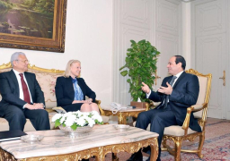 الرئيس السيسي يستقبل وفدًا من شركة IBM العالمية