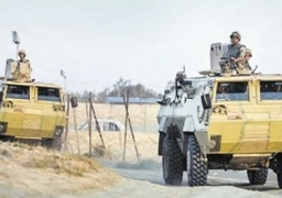 حملة أمنية موسعة جنوب العريش والشيخ زويد