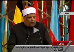 بالفيديو : شومان: نؤيد دعوة السيسي لتشكيل قوة عربية موحدة سريعة لمواجهة المخاطر