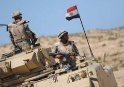 ضبط 4 مشتبهين وتدمير 8 بؤر إرهابية في حملة جنوب الشيخ زويد