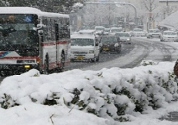 عاصفة ثلجية تجتاح شمال اليابان