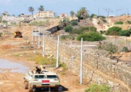 استشهاد نقيب في هجوم مسلح علي ارتكاز حي البراهمة برفح