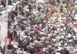 الآلاف يشيعون شهيد الشرطة فى جنازة عسكرية بالبحيرة