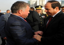 الرئيس السيسي يستقبل العاهل الأردني الملك عبدالله الثاني بمطار شرم الشيخ