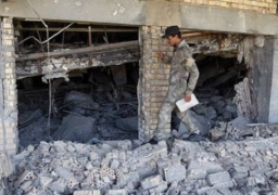 بالصور.. تدمير قبر صدام حسين في معارك بين القوات العراقية و«داعش»