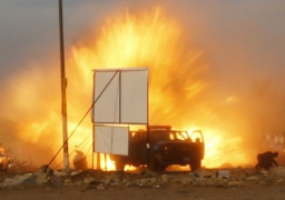 قتيلان و26 مصابا فى احباط هجوم انتحارى استهدف معسكر للامن المركزى بالعريش