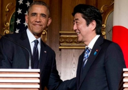 أوباما يجري مباحثات مع رئيس وزراء اليابان بالبيت الأبيض