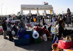 36271 اجمالى المصريين العائدين من ليبيا عبر منفذ السلوم حتى الان