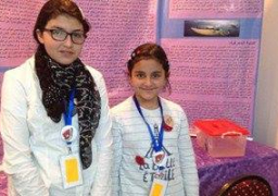 طالبتان بالصف الخامس الابتدائى تبتكر جهازا لمساعدة الغواصين على الغطس