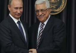 مباحثات بين بوتين وعباس حول الوضع بالشرق الأوسط