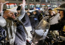 مظاهرات في نيويورك للمطالبة بأجر 15 دولاراً لساعة العمل الواحدة