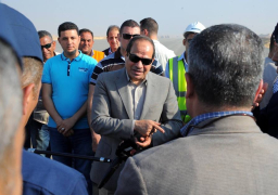 بالصور :الرئيس عبدالفتاح السيسي يتفقد أعمال تطوير عدد من المشروعات.