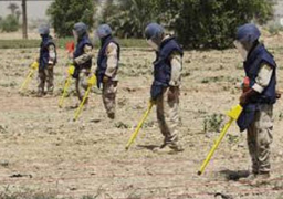 الأمانة التنفيذية لإزالة الألغام بوزارة التعاون الدولي تعلن عن تطهير 95 ألف فدان بالعلمين