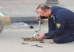 إبطال مفعول 3 قنابل بدائية أسفل كوبري زفتى بالغربية