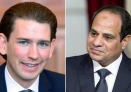 بدء لقاء السيسى بوزير خارجية النمسا لبحث سبل دعم العلاقات الثنائية بين البلدين