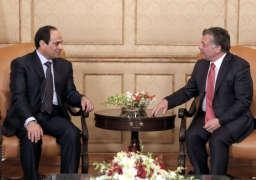 مباحثات بين الرئيس السيسي والعاهل الأردني في عمان