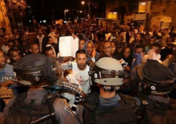 تظاهرات ضد عنف الشرطة الإسرائيلية بالقدس