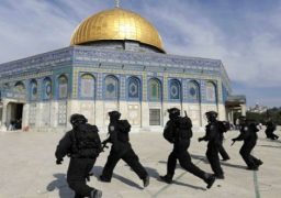 مواجهات في باحة الاقصى في القدس الشرقية