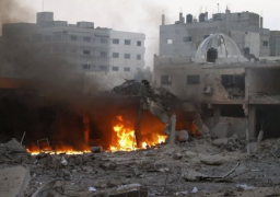 غارة إسرائيلية على موقع لحماس في قطاع غزة