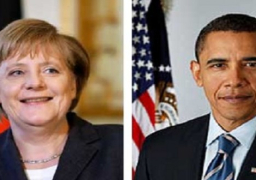 أوباما وميركل يتوافقان على بقاء العقوبات المفروضة على موسكو