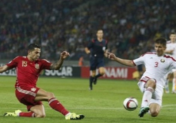 اسبانيا تهزم روسيا البيضاء 1-0 في تصفيات بطولة اوروبا