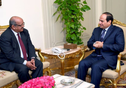 الرئيس عبد الفتاح السيسي يلتقي وزير الشئون المغاربية والاتحاد الإفريقي وجامعة الدول العربية الجزائري