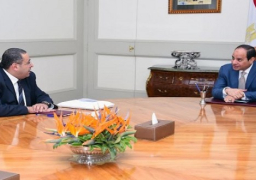 السيسى يستعرض مع سالمان الإعداد لمؤتمر الاستثمار في الصعيد بسبتمبر المقبل