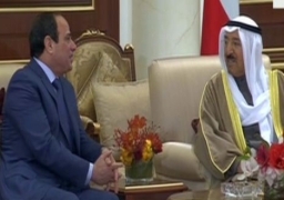 الرئيس عبد الفتاح السيسي يجري اتصالا بأمير الكويت