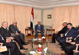 السيسي يبحث مع وزير الخارجية الالماني الأوضاع في الشرق الأوسط