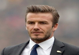 ديفيد بيكهام يبدأ تصوير أول أعماله السينمائية