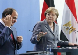 بالفيديو : ميركل: المباحثات مع الرئيس السيسي تركزت على القضايا العالقة وسبل دعمها